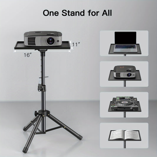 MultiFlex Pro™ Adjustable Tripod Stand — Laptop, Projector & DJ Ready