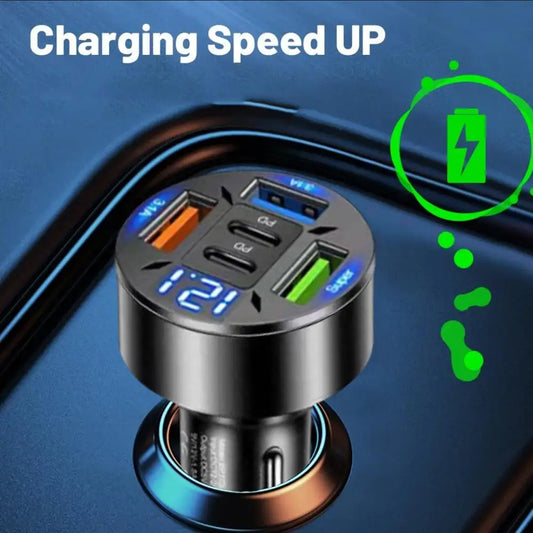 250W 5 Multi Ports Car Charger