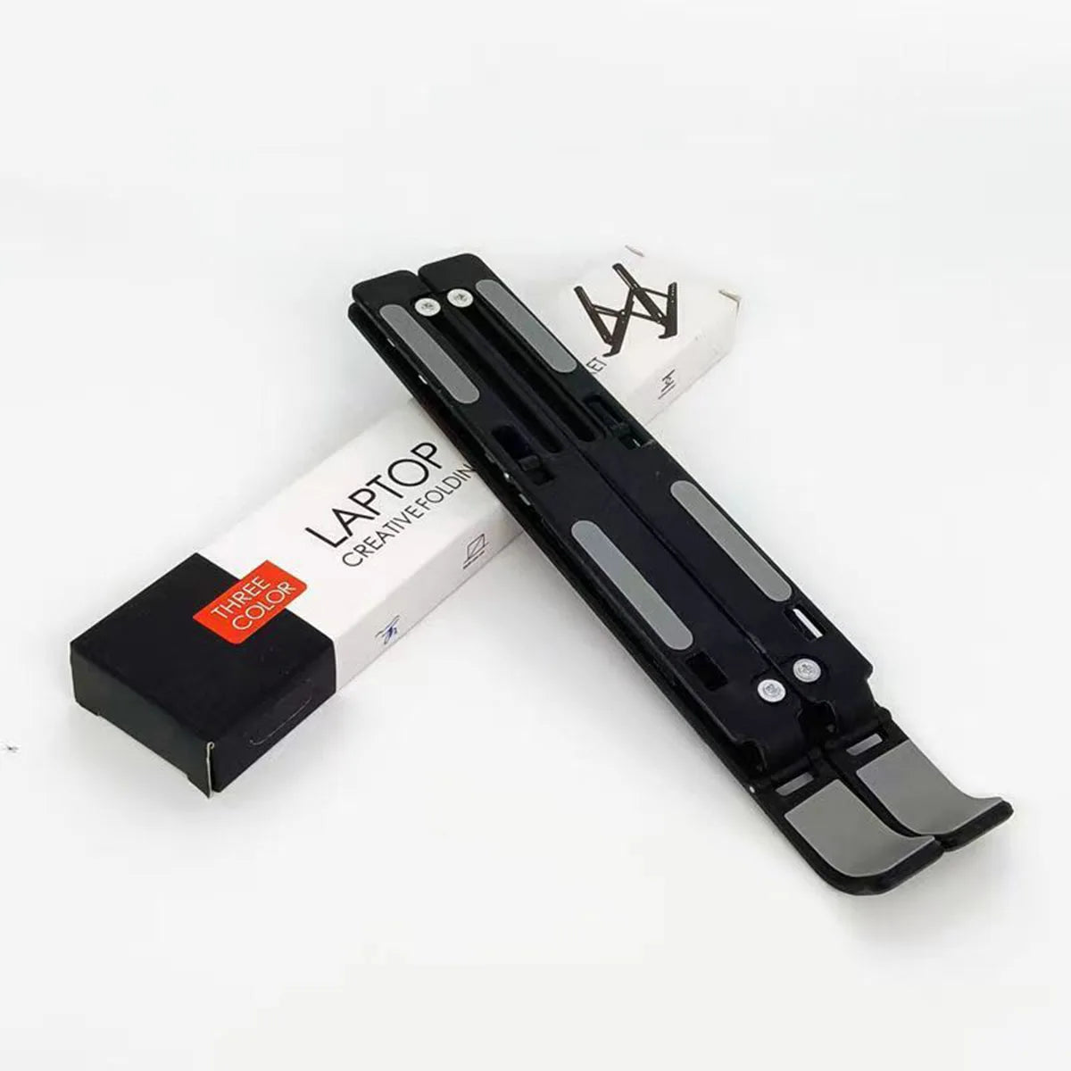 Folding Portable Laptop Stand with 7 Height Settings & Ventilation Support