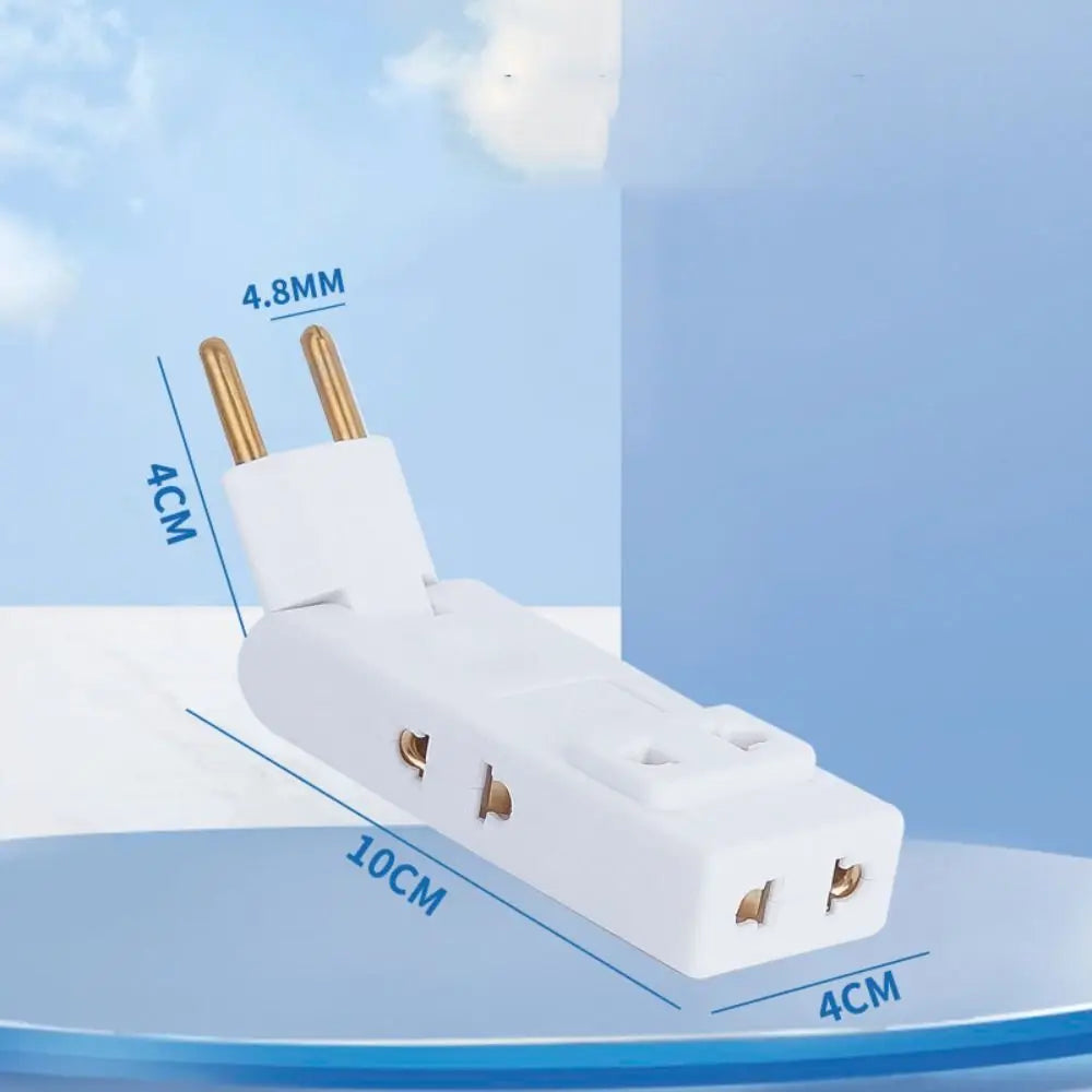 FlexiVolt™ 180° Rotating Power Outlet Extender – Adjustable Plug Adapter for Nightstands, Desks & Tight Spaces