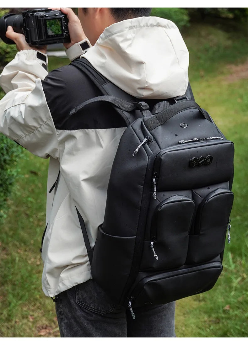 CaptureCore⢠Waterproof Photo Pack - Large Capacity Waterproof Camera Backpack for Photography