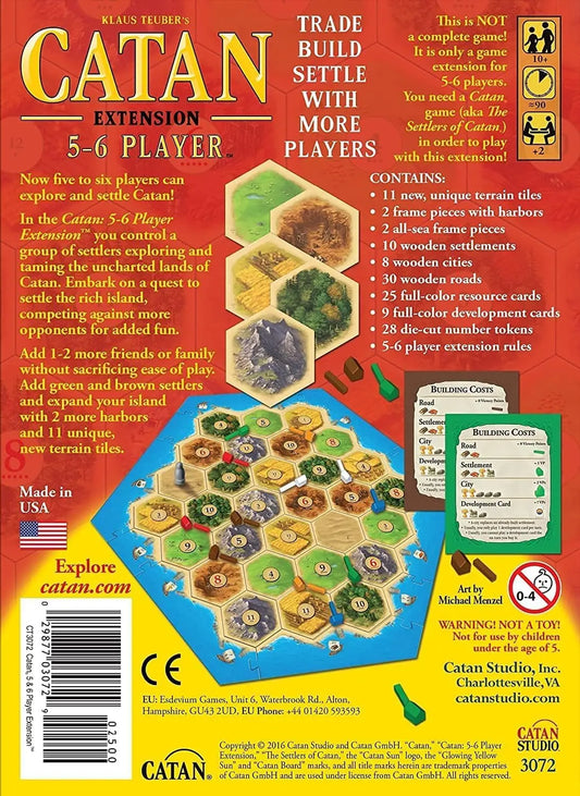 CATAN board game 5-6 player expansion