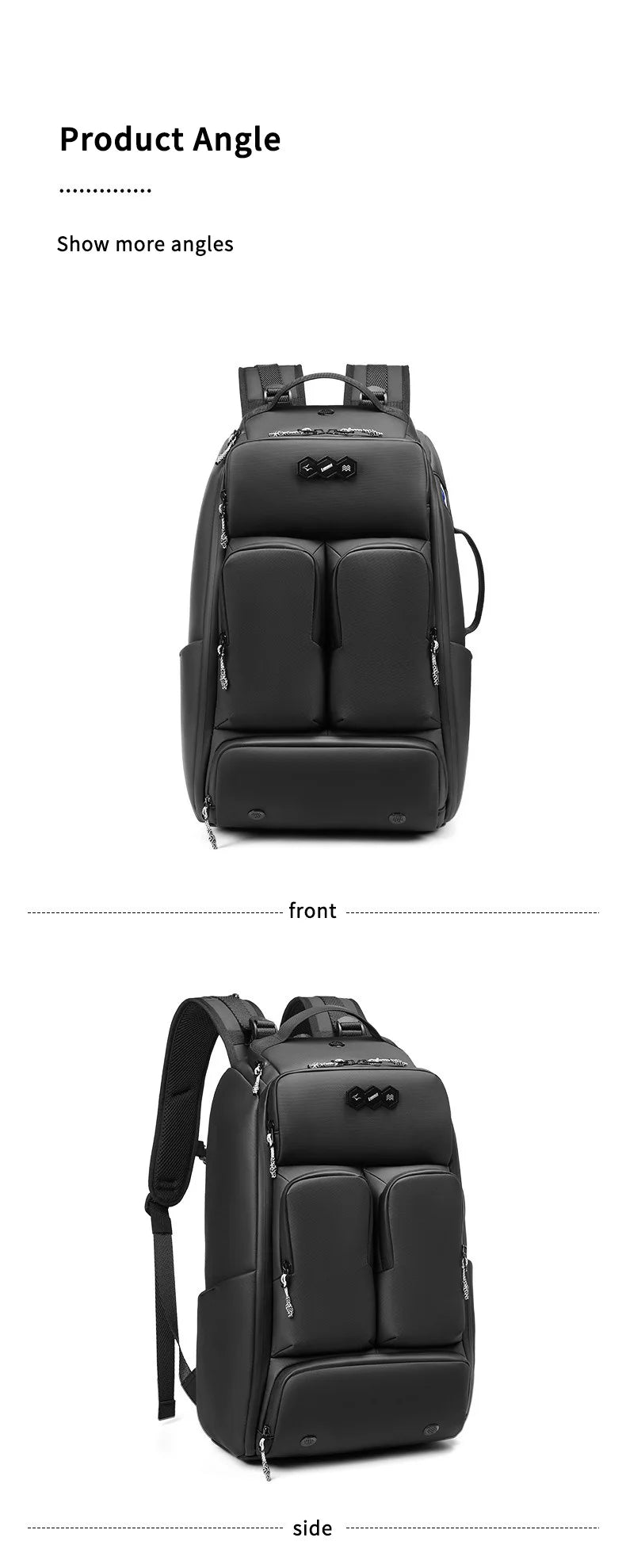 CaptureCore⢠Waterproof Photo Pack - Large Capacity Waterproof Camera Backpack for Photography