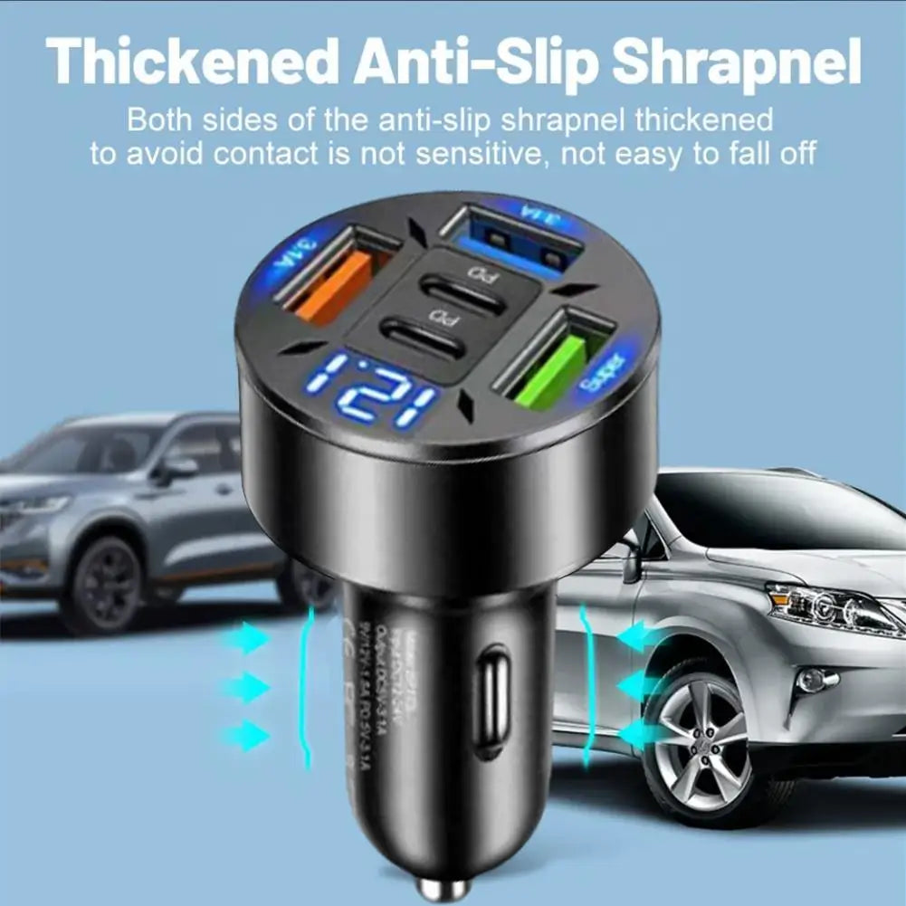 250W 5 Multi Ports Car Charger
