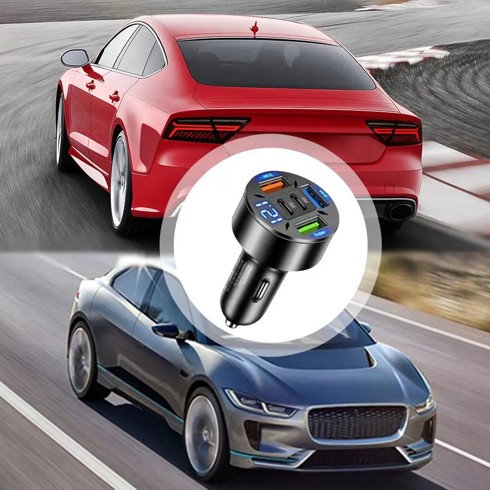 250W 5 Multi Ports Car Charger
