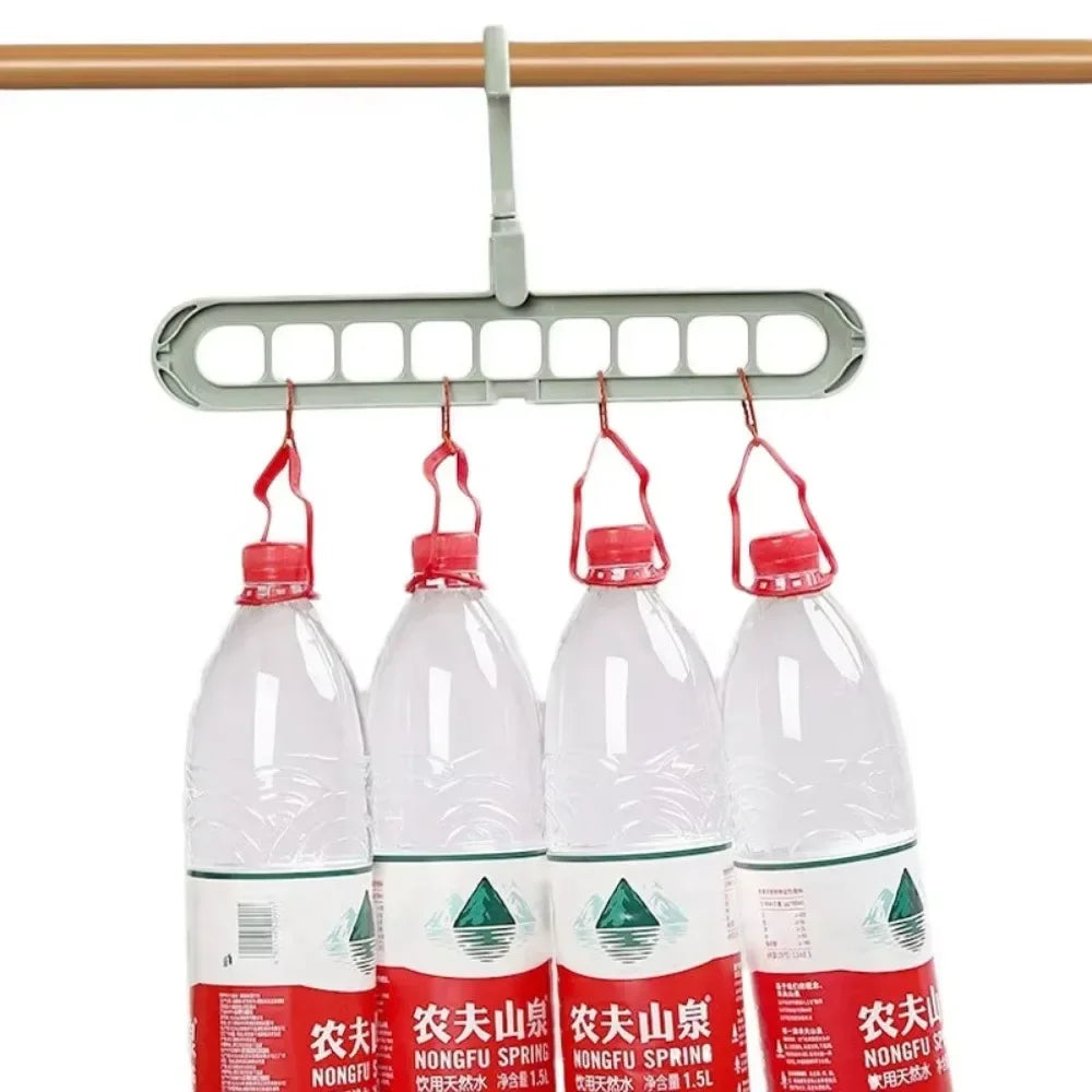 Slim Hang - 5pcs 9-hole wardrobe storage rack