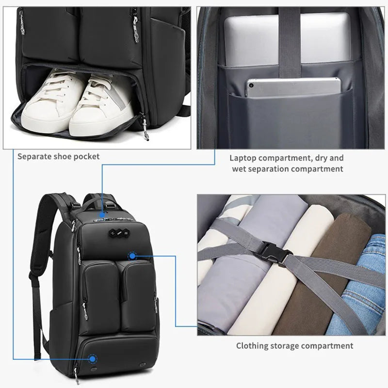 CaptureCore⢠Waterproof Photo Pack - Large Capacity Waterproof Camera Backpack for Photography