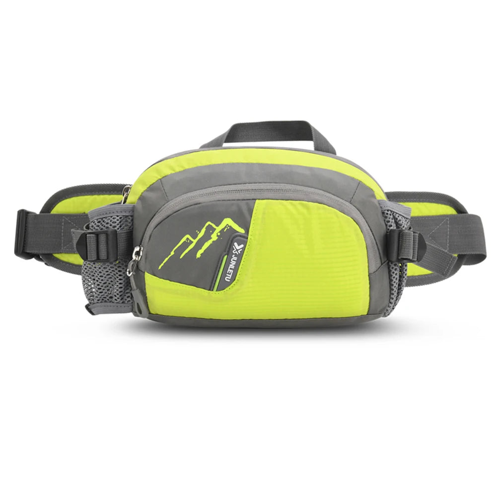 HydroStride™ Waterproof Running Belt with Bottle Holder – Lightweight Fanny Pack for Jogging, Hiking & Cycling