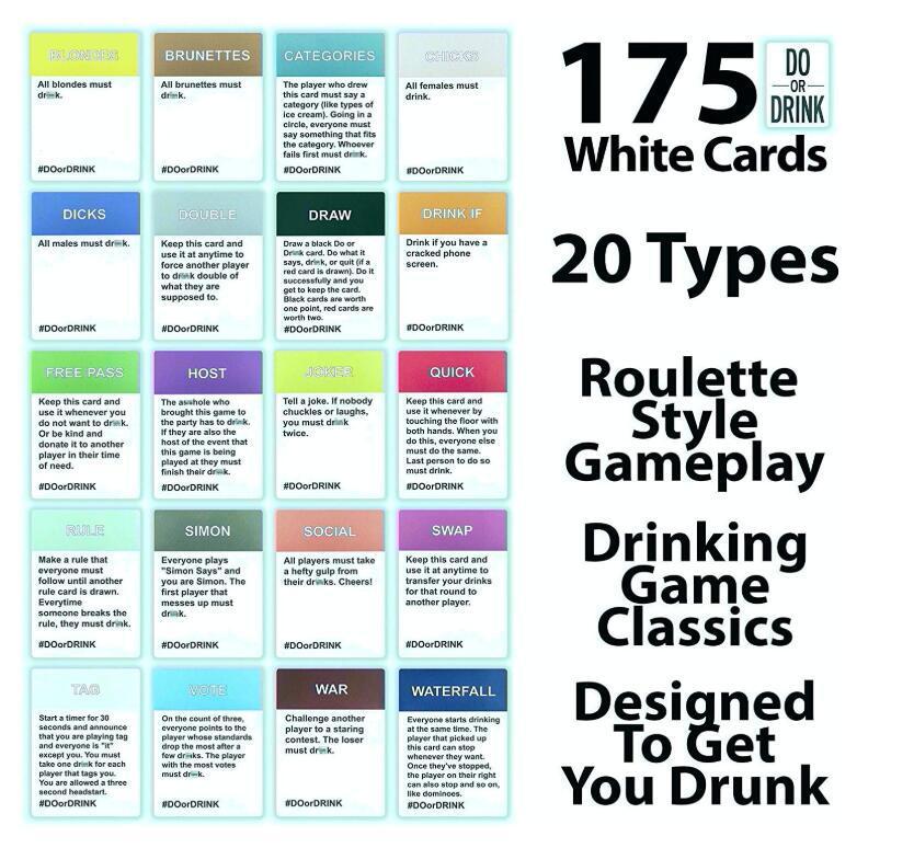 Do or Drink - Drinking Card Game For Adults