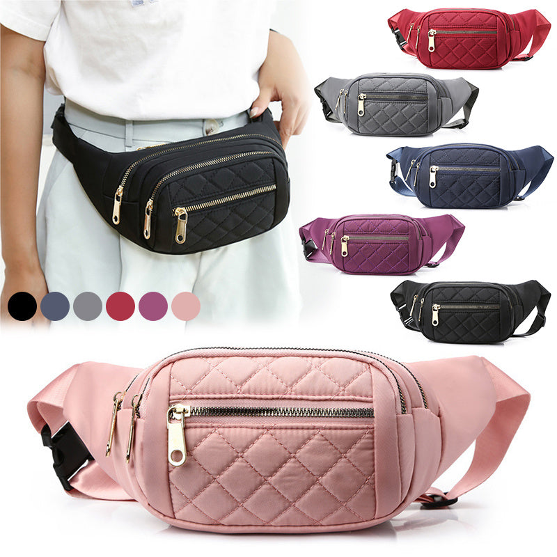 CheckMe™ Plaid Belt Bag – Stylish Crossbody Fanny Pack for Travel, Festivals & Daily Slay
