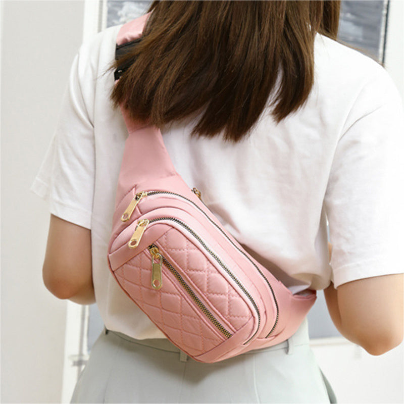 CheckMe™ Plaid Belt Bag – Stylish Crossbody Fanny Pack for Travel, Festivals & Daily Slay