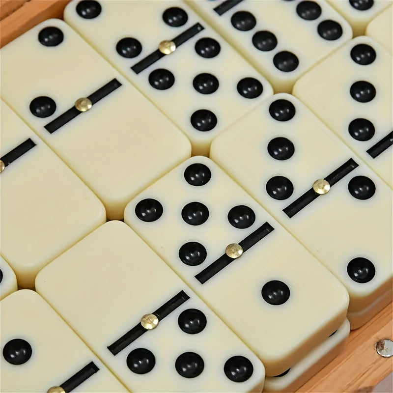 Dominoes Set - 28 Pieces With Wooden Case (2-4 Players)