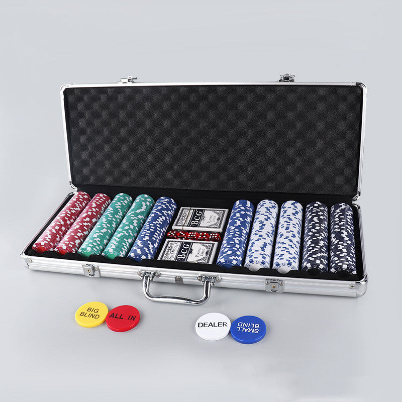 RoyalFlush™ Poker Set (Chip Extension Set) – Complete Set with Cards, Chips & Aluminum Case