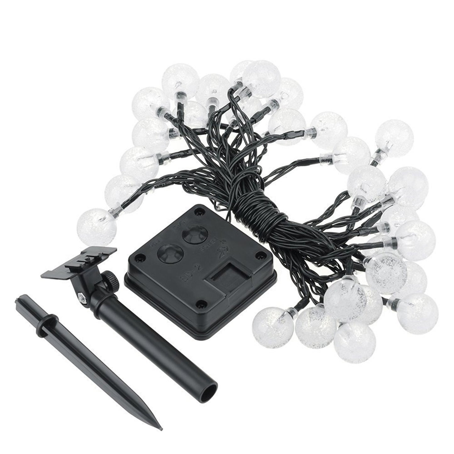 GlowDrop™ Solar Orb String Lights – Waterproof Bubble Ball Lights for Outdoor Patio, Garden & Holiday Parties