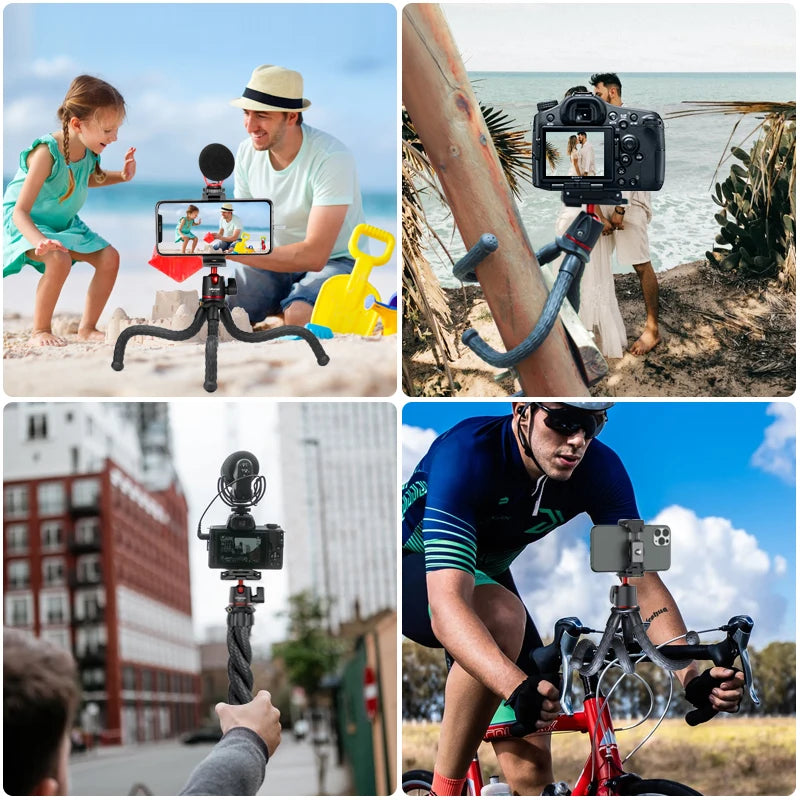 Flexible Octopus Tripod – Universal Camera & Smartphone Stand