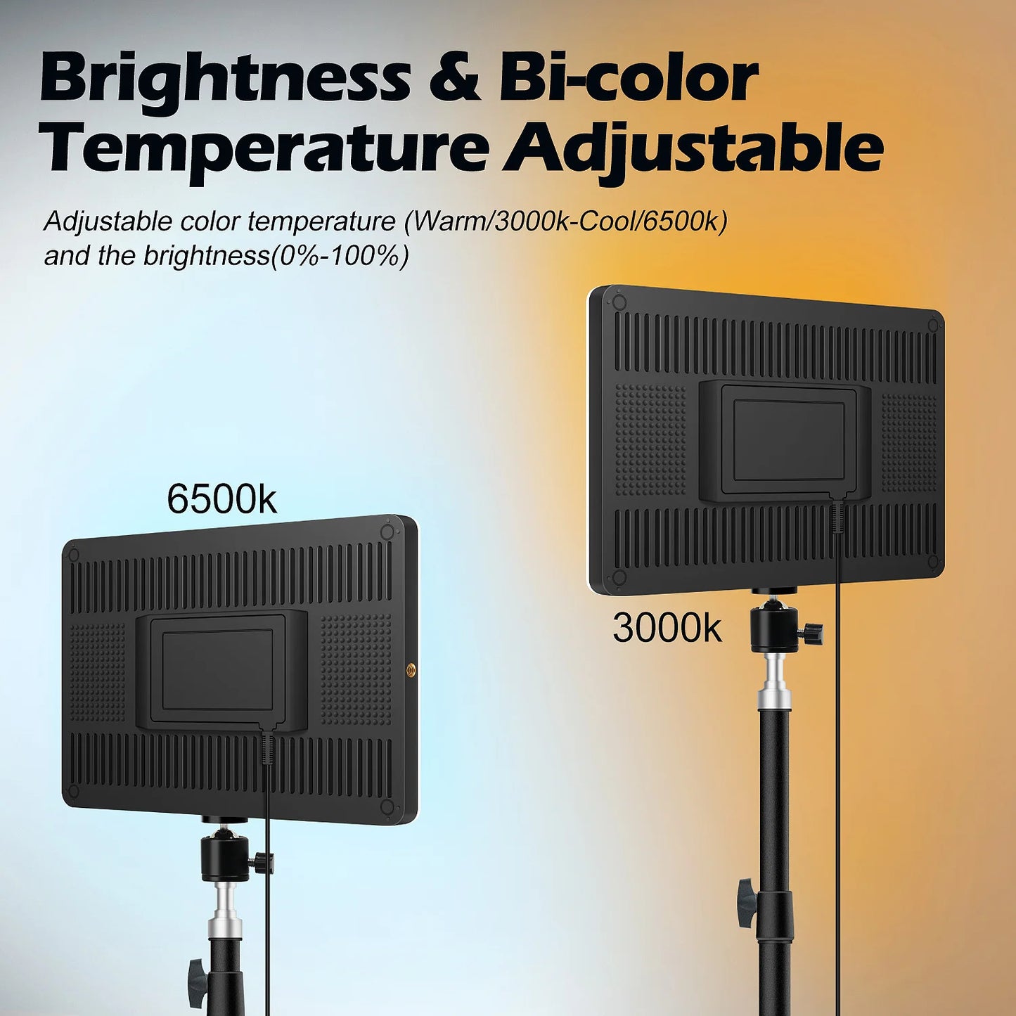 GlowStream™ LED Video Light – Adjustable Conference & Streaming Light with Tripod for TikTok, Zoom, & Photography