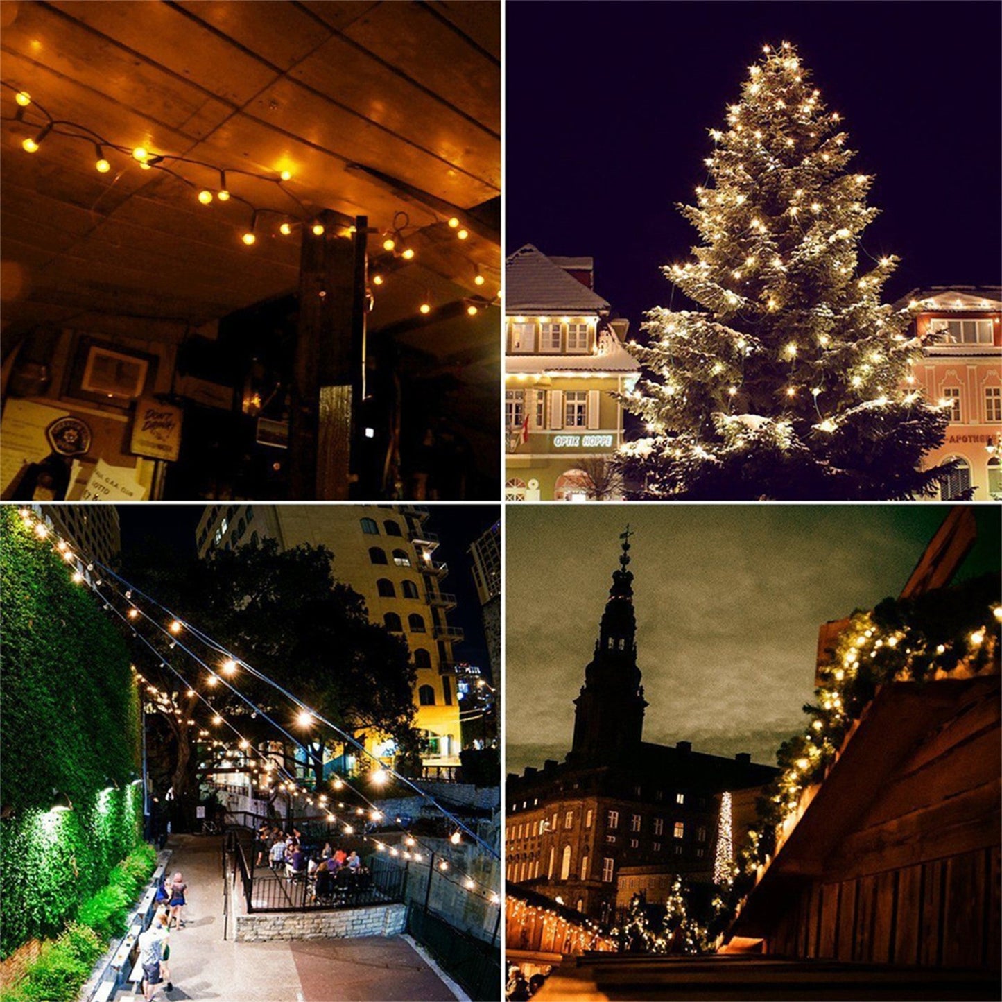 GlowDrop™ Solar Orb String Lights – Waterproof Bubble Ball Lights for Outdoor Patio, Garden & Holiday Parties