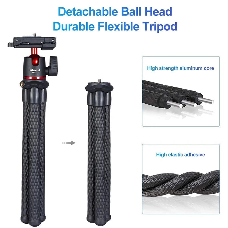 Flexible Octopus Tripod – Universal Camera & Smartphone Stand