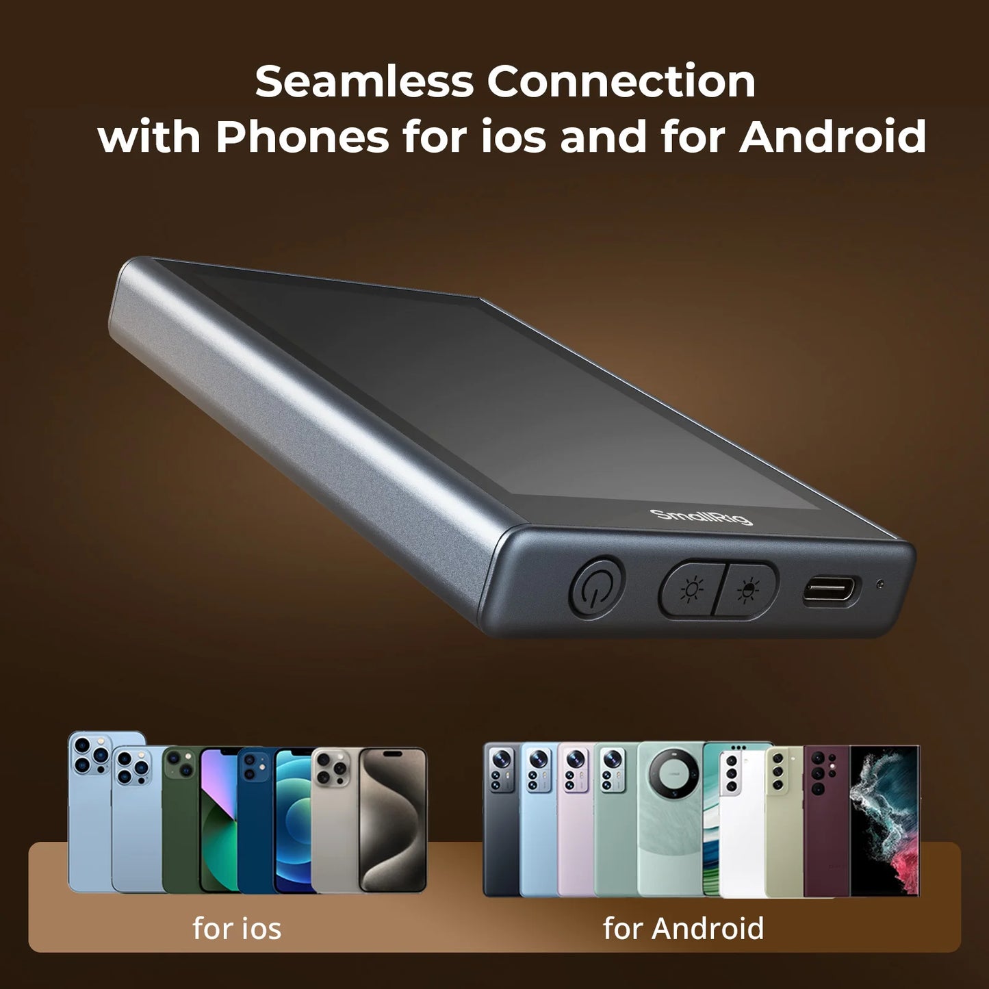 CinePulse SmallRig 4850 - Wireless Video Monitor & Remote Control for iPhones & Blackmagic