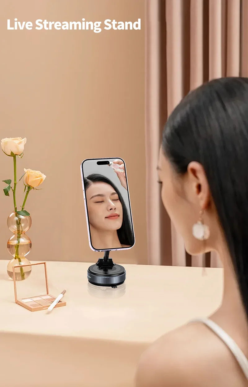 Smooth Surface Vacuum/Magnet 360º Phone Stand