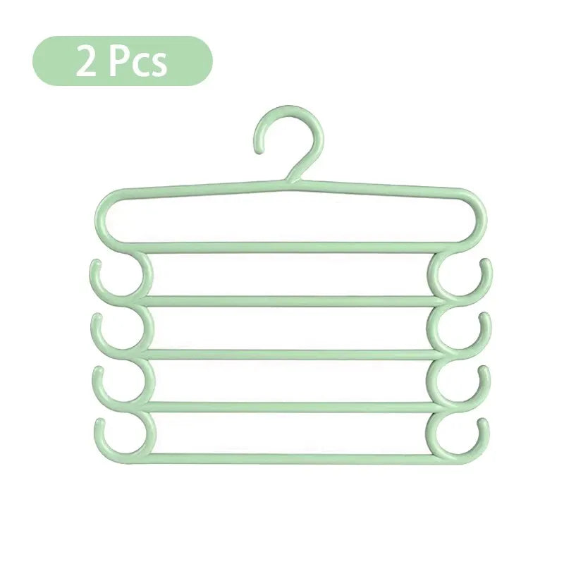 FoldLess™ Clothes Hanger Set - Multifunctional Household Space Saving - 5 Layers