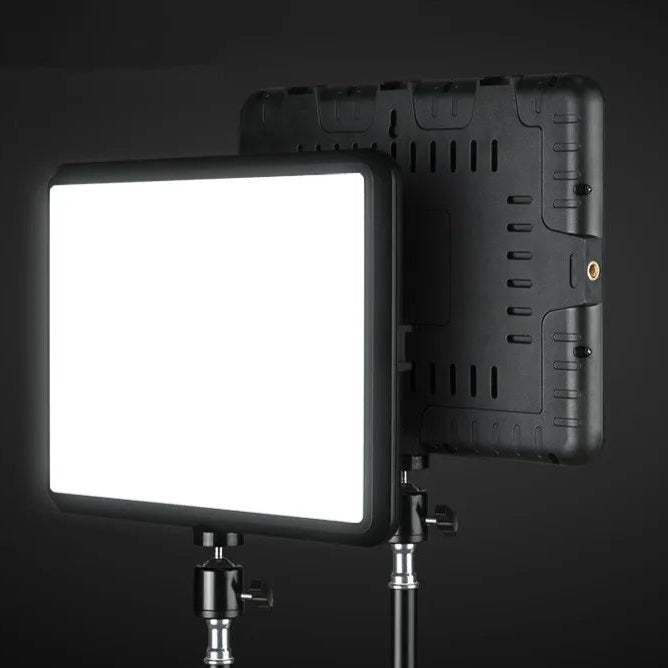 GlowFrame LED Light Panel Kit – 8"/12" Dimmable Video Light with Tripod for YouTube, Live Streaming & Studio Shoots