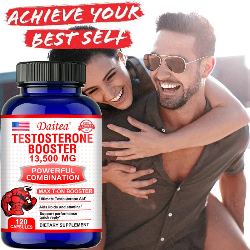 Daitea Testosterone Booster  - Helps Adult Men Improve Vitality, Energy Levels and Athletic Endurance