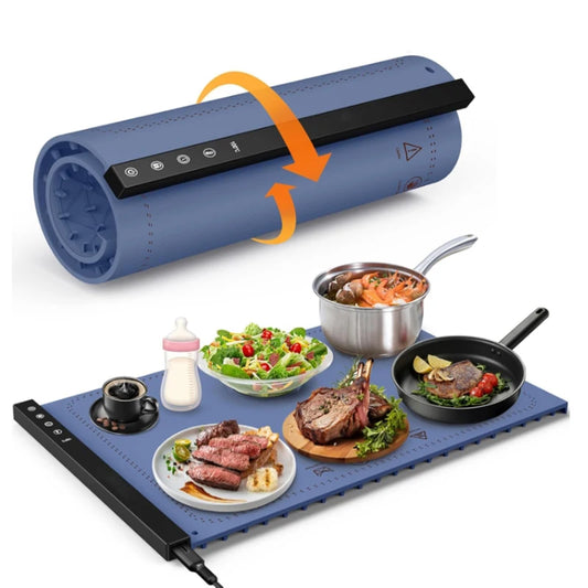HeatMate™ Rollable Food Warming Mat – Adjustable Temperature Buffet Warmer for Parties, Sabbath & Hosting