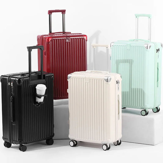 SUSHIMU™ AeroEdge Luggage Carry-On Travel Suitcase Men - 20", 24", 26"