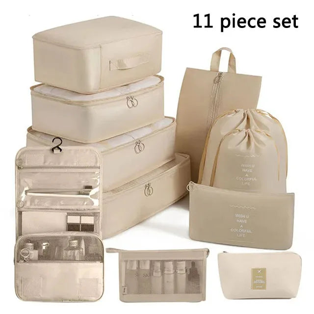 Dorm & Travel Organizer Set – Packing Cubes for Students & Travelers