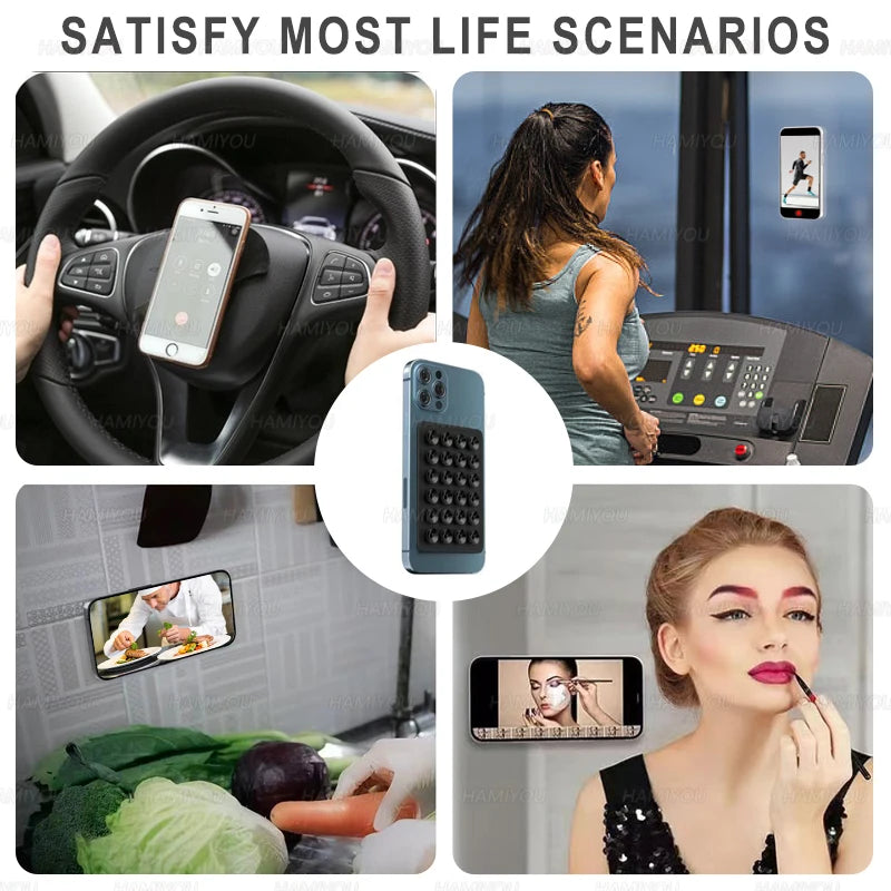 Sticktok: Reusable Suction Holder for Mobile Devices