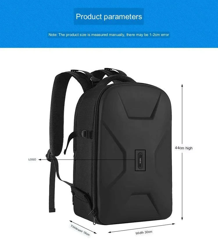 ProShell™  DLSR Creator Camera Backpack – Waterproof Hardshell Gear Bag with Laptop & Tripod Compartment (20+ Colours)