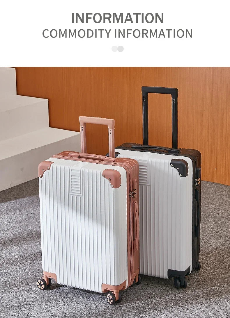 JetCrate™ Aluminum Travel Luggage - 20/22/24/26/28 Inch Trolley Luggage