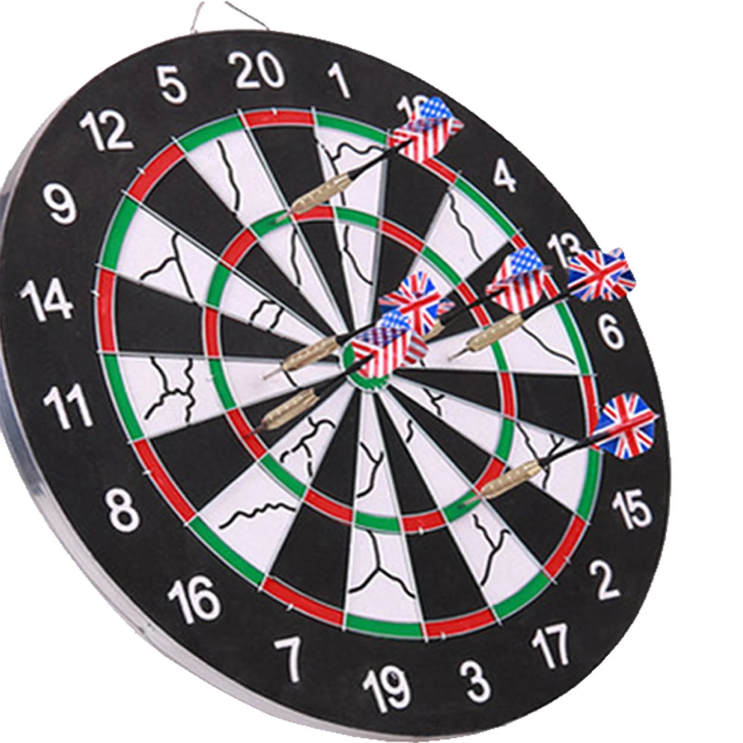 15 Inch Dart Board - Professional Set Double-Sided Dart Board Mounting Set