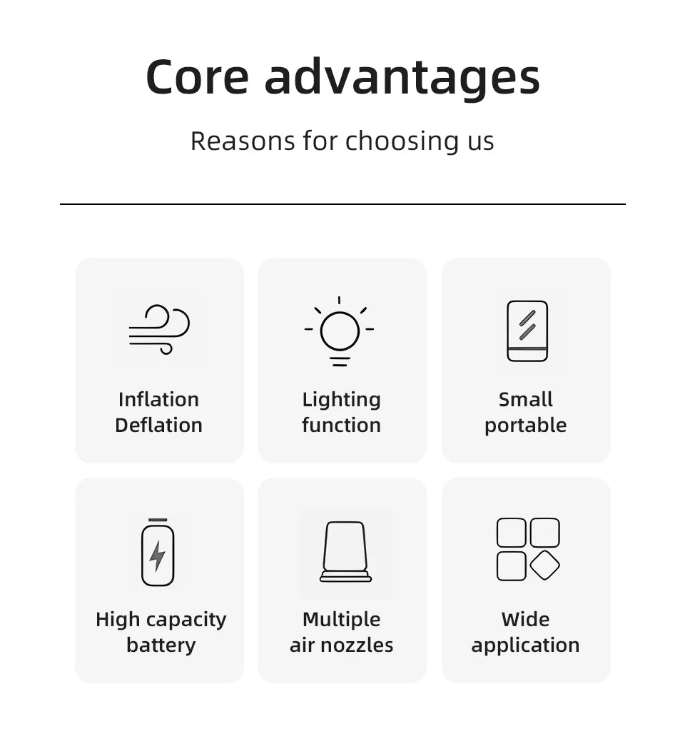 Wireless Air Pump With Light