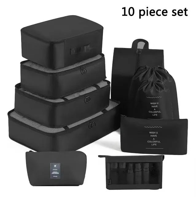 Dorm & Travel Organizer Set – Packing Cubes for Students & Travelers