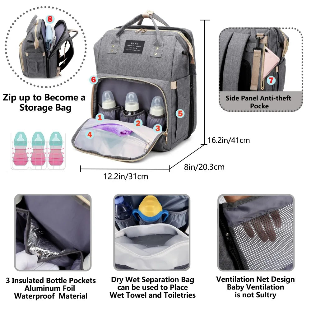MommyBag™ - Lightweight Portable Folding Crib