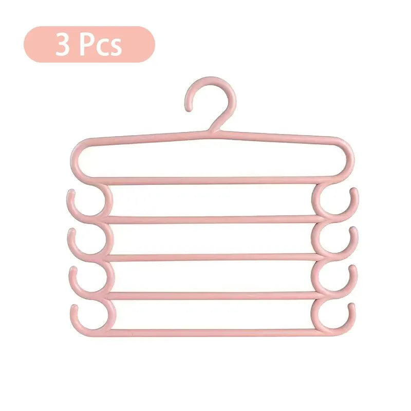 FoldLess™ Clothes Hanger Set - Multifunctional Household Space Saving - 5 Layers
