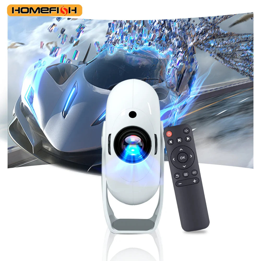 2025 Mini Android 4K Projector – 360° Rotating, WiFi 5G, BT 5.0