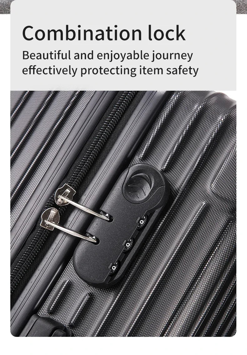 JetCrate™ Aluminum Travel Luggage - 20/22/24/26/28 Inch Trolley Luggage