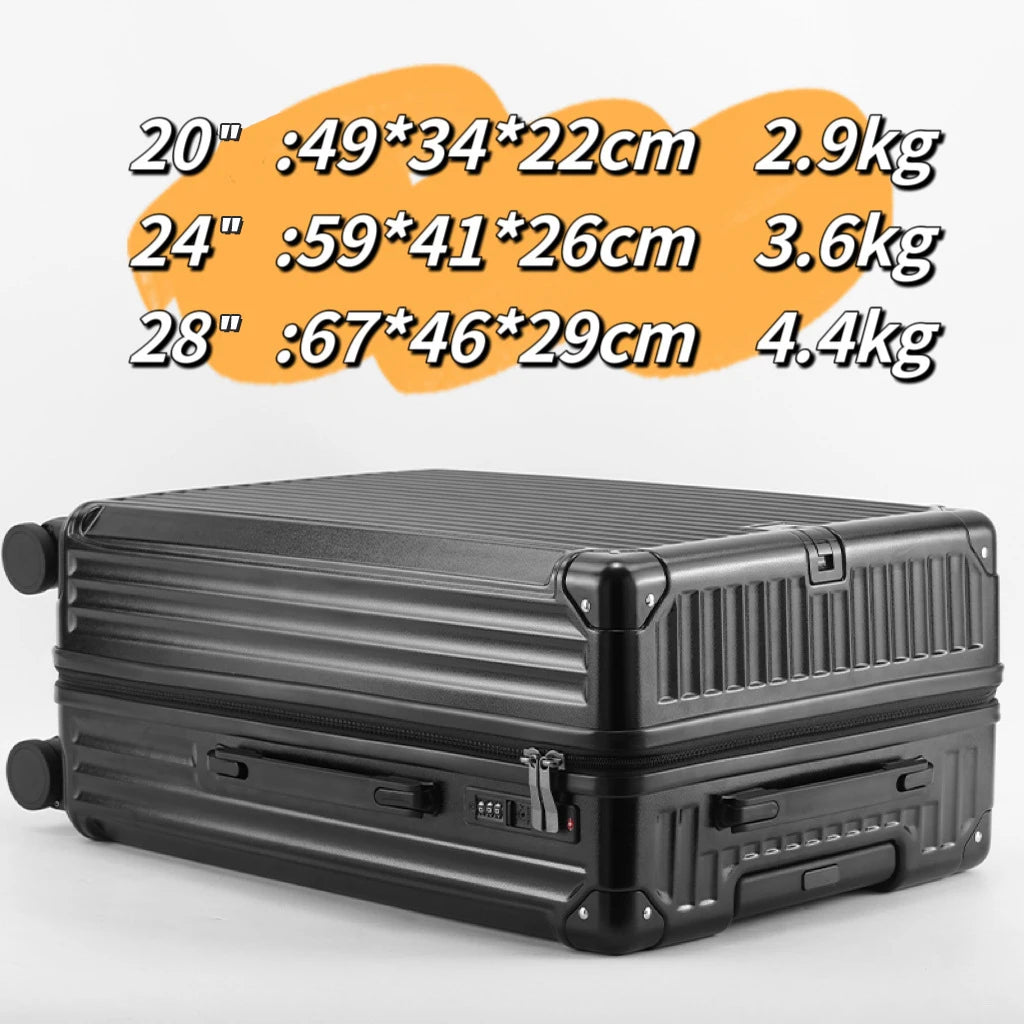 SUSHIMU™ AeroEdge Luggage Carry-On Travel Suitcase Men - 20", 24", 26"