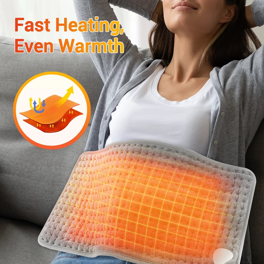 Ultra-Soft Heated Waist Wrap – 9 Heat Settings & 4 Timer Options