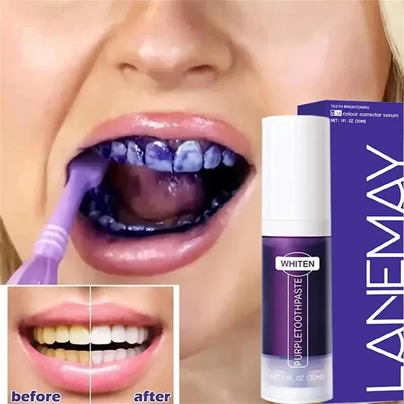 LANEMAY 5D V34 Whitening Paste – Toothpaste for Oral Hygiene, Stain Removal & Fresh Breath