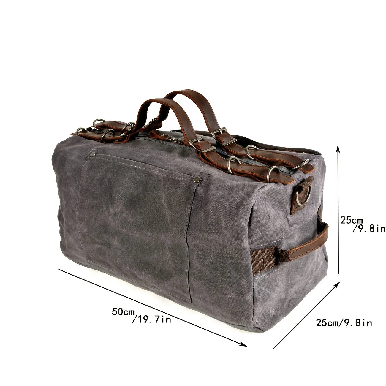 NomadVibe™ Retro Canvas Travel Bag – Batik Streetwear Crossbody & Gym Carry