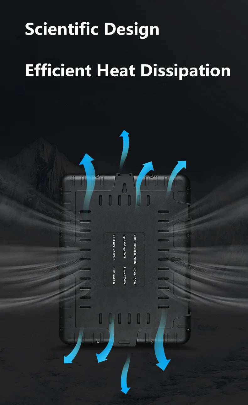 GlowFrame LED Light Panel Kit – 8"/12" Dimmable Video Light with Tripod for YouTube, Live Streaming & Studio Shoots