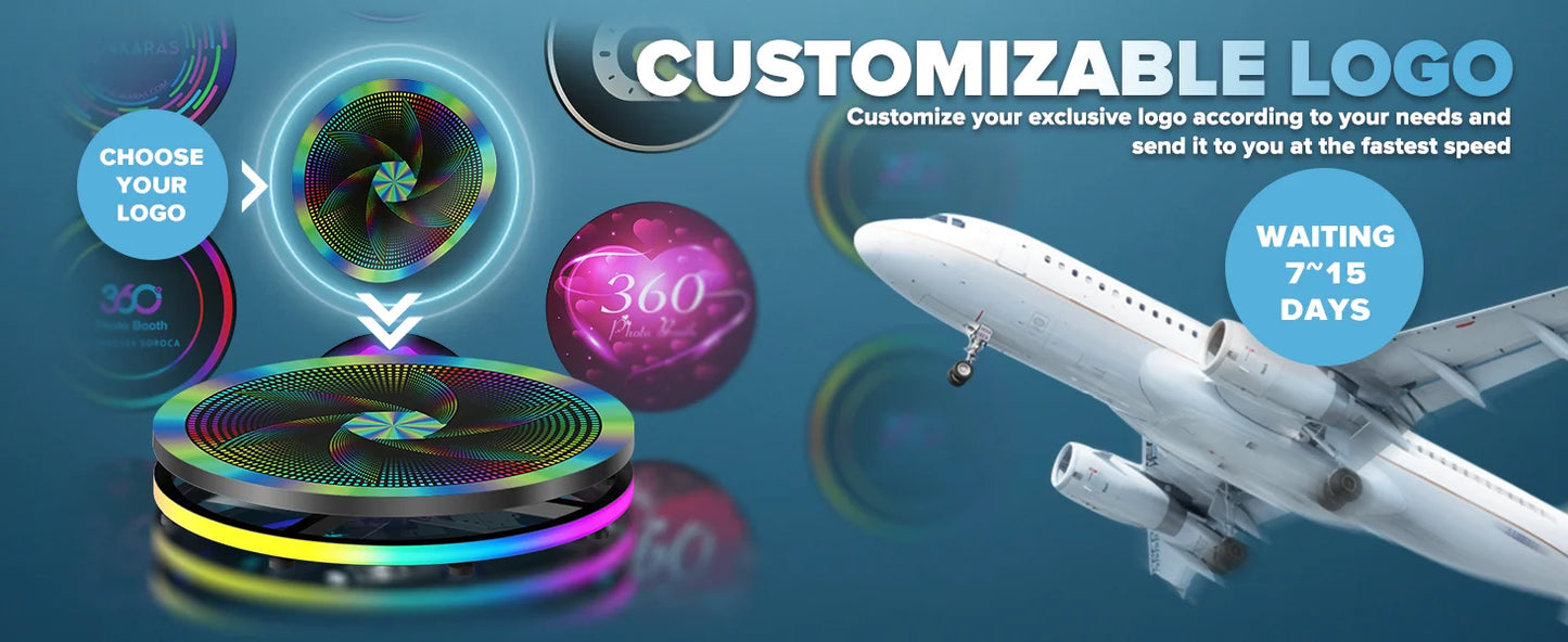 SpinStar™ 360 Photo Booth – APP & Remote Controlled Video Booth with RGB Ring Light for Events, Parties & Content Creation