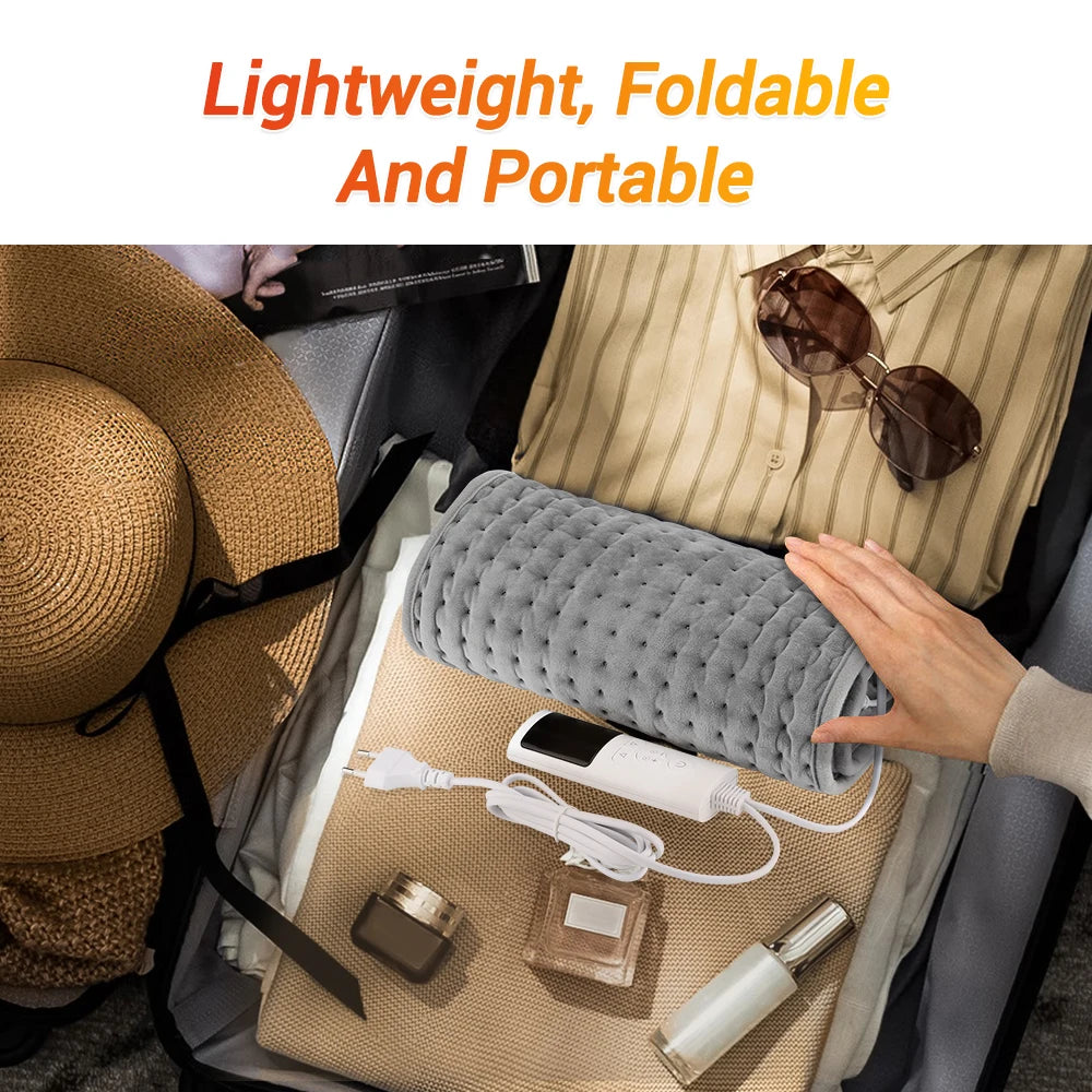 Ultra-Soft Heated Waist Wrap – 9 Heat Settings & 4 Timer Options