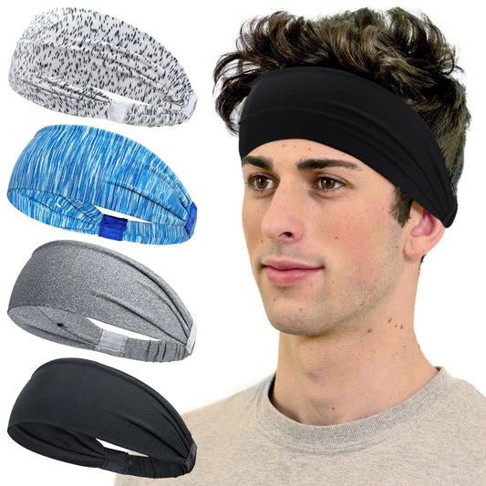 Unisex Sports Headbands – Soft Stretch Sweatbands for Gym, Running, Yoga & Outdoor Workouts