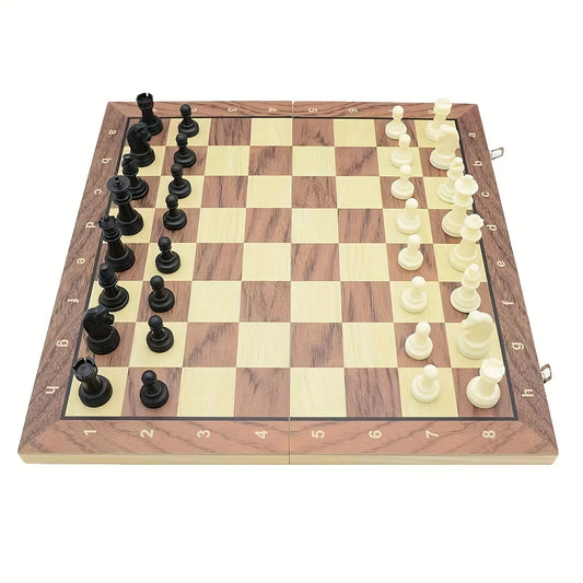 GrandFold™ Magnetic Wooden Chess Set