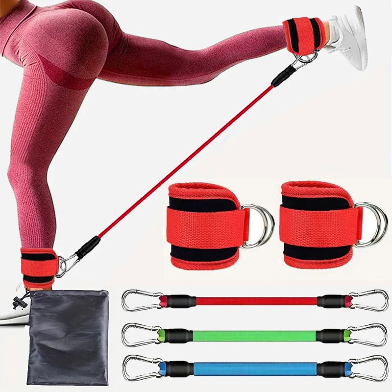 TotalTone Pro Resistance Band Set – Full-Body Workout Kit with Ankle Straps for Home & Gym Training